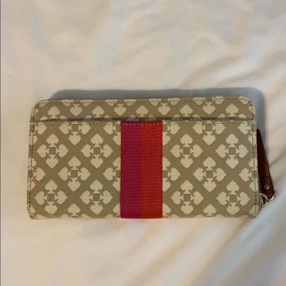 Kate Spade Spencer Canvas Zip Around Wallet - Picture 2 of 4